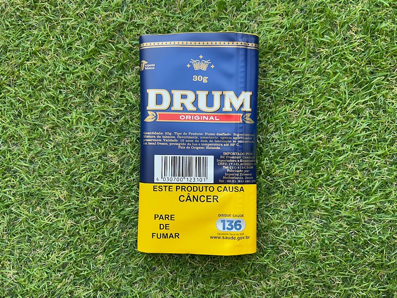 drum tobacco 30g Para Enrolar Drum 30g - Unidade - PipeSmoking360