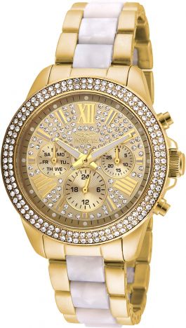 invicta feminino dourado
