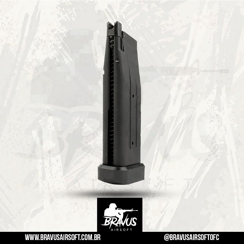 Magazine Green Gás Pistola 1911 Black Devil 5.1 Hi-Capa - Rossi