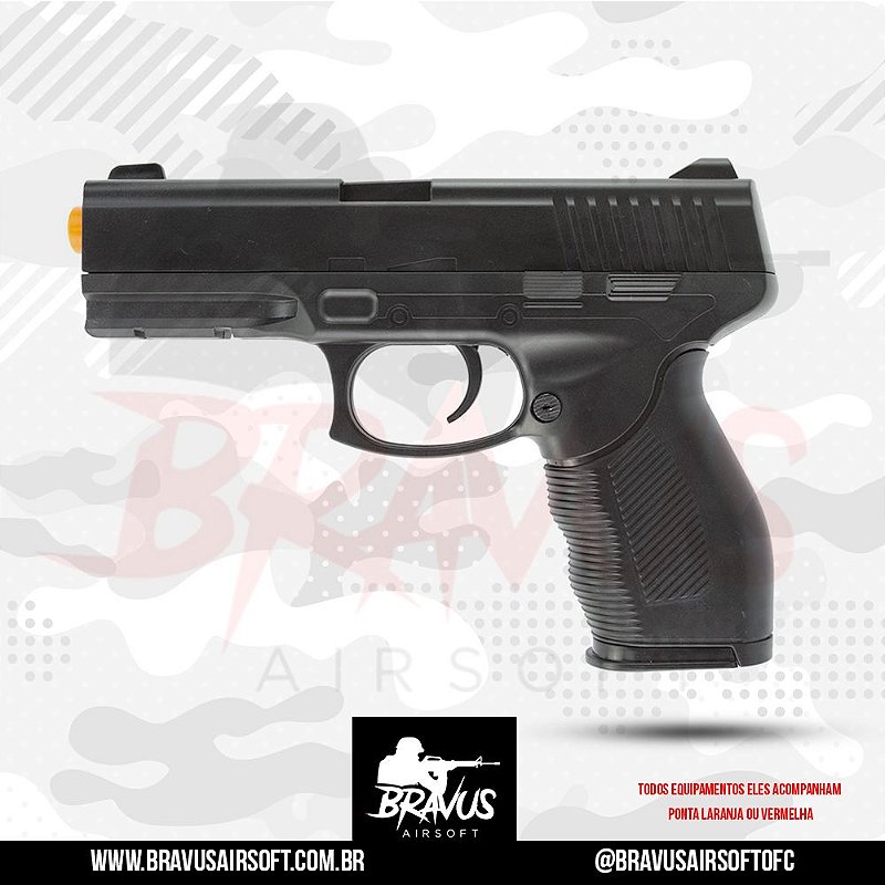 Pistola de Airsoft PT92 V22 Full Metal Spring 6mm - Vigor