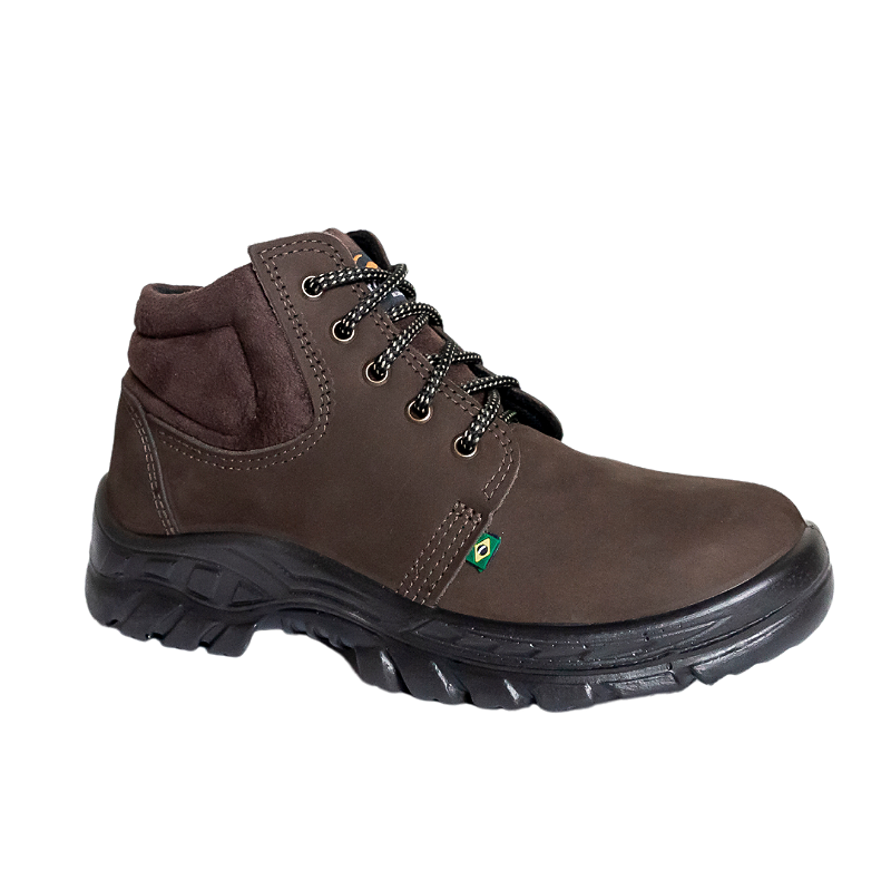 ペコ Bota de Segurança Ecosafety | Bico Composite, Couro Nobuck | C.A