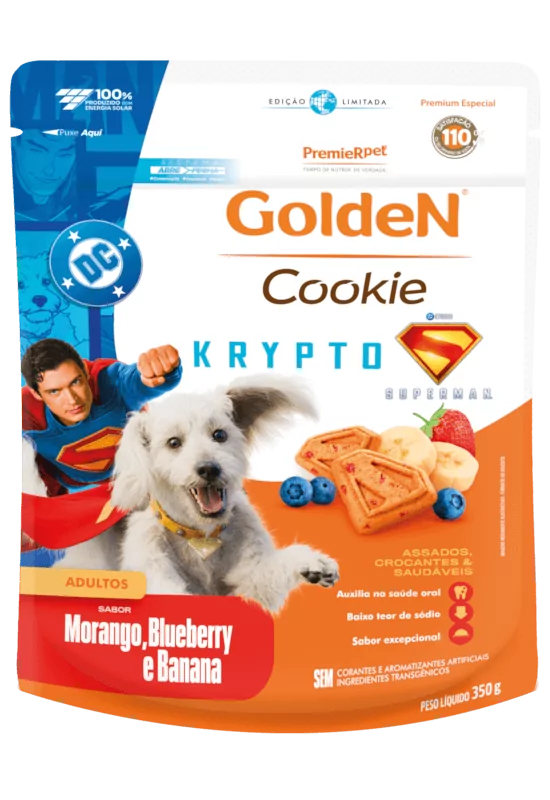 GoldeN Cookie Cães Adultos Porte Pequeno Krypto 350g - Laicão