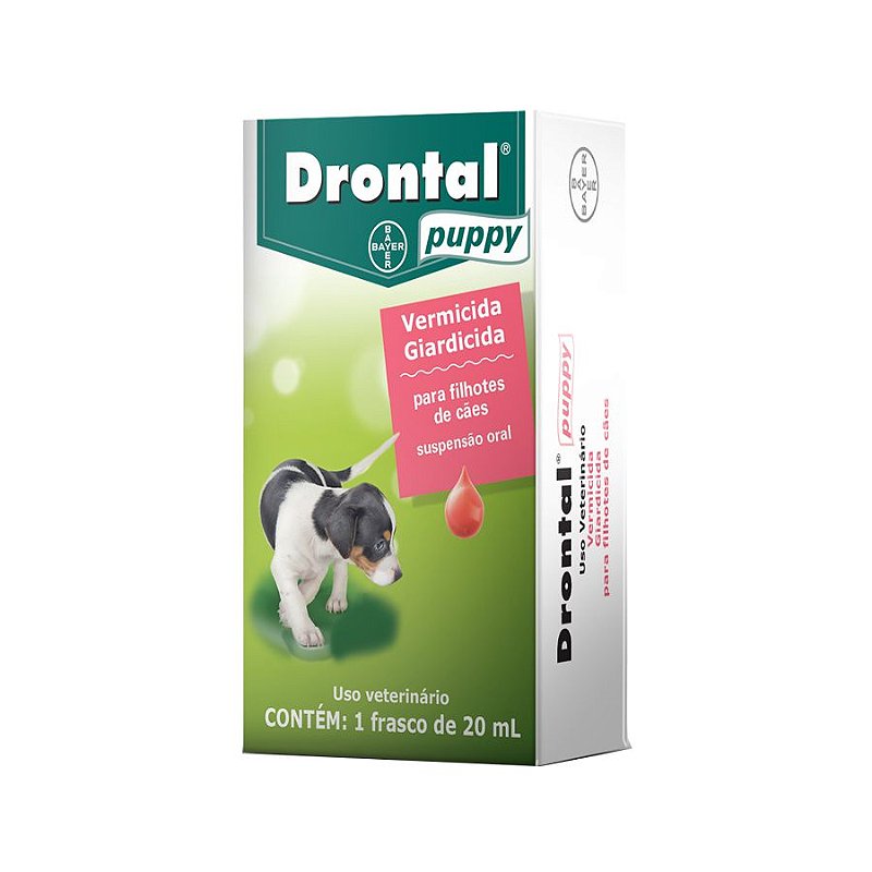 Drontal Suspensão Puppy 20ml Bayer Laicão