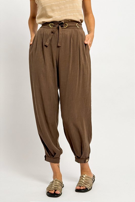 Calça Jogger Liocel Ilhós Cós Amarração Zás! Loja - Main Image