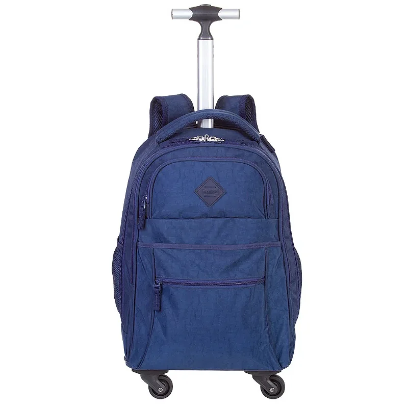 Mochila Carrinho 4 Rodas Sestini Rolling Crinkle - Azul - Acalanto