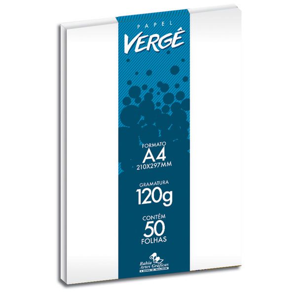 Papel Profissional A4 Vergê Branco120g Acalanto 1218