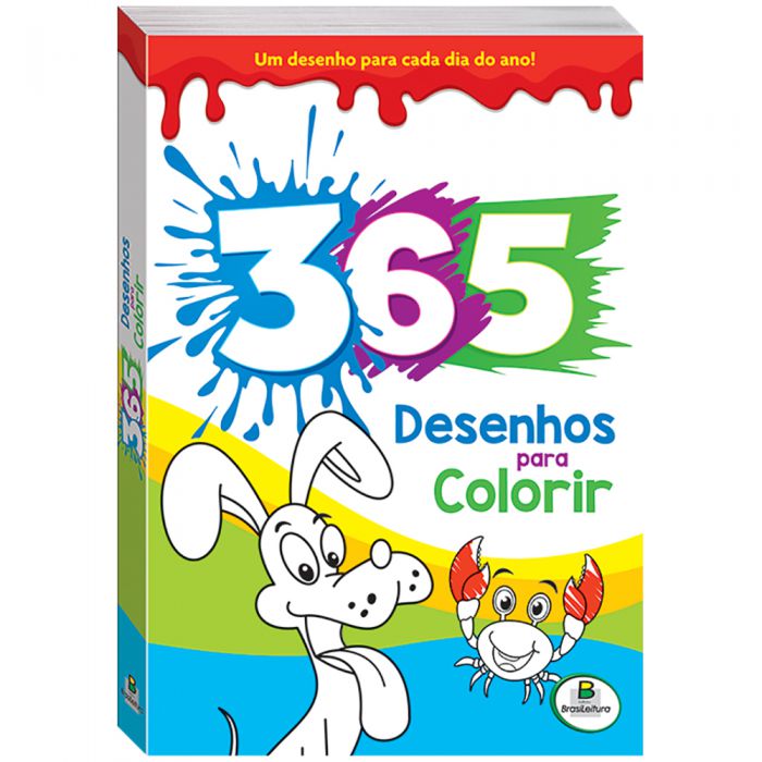 Coleção 365 Desenhos Para Colorir (Brasileitura) 