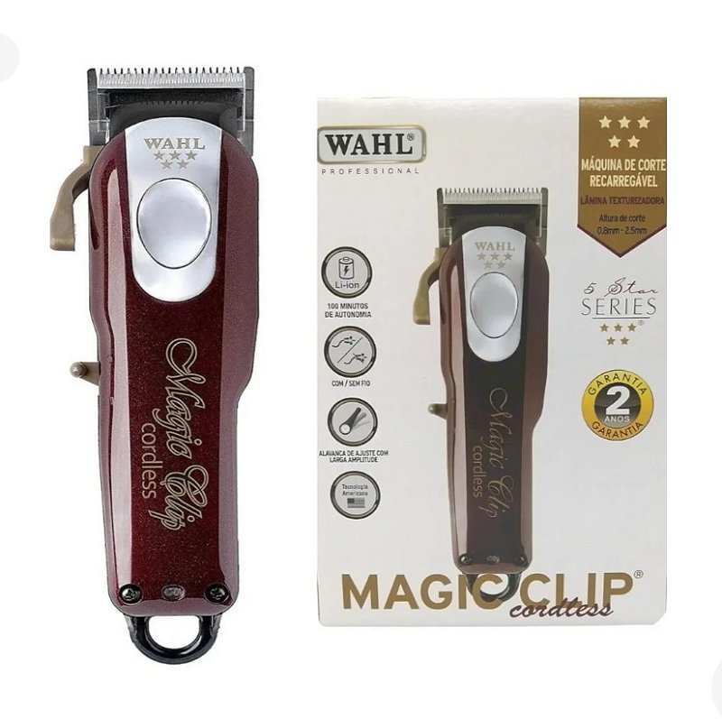 Máquina de Corte Wahl Magic Clip Cordless (Nacional) - Sr