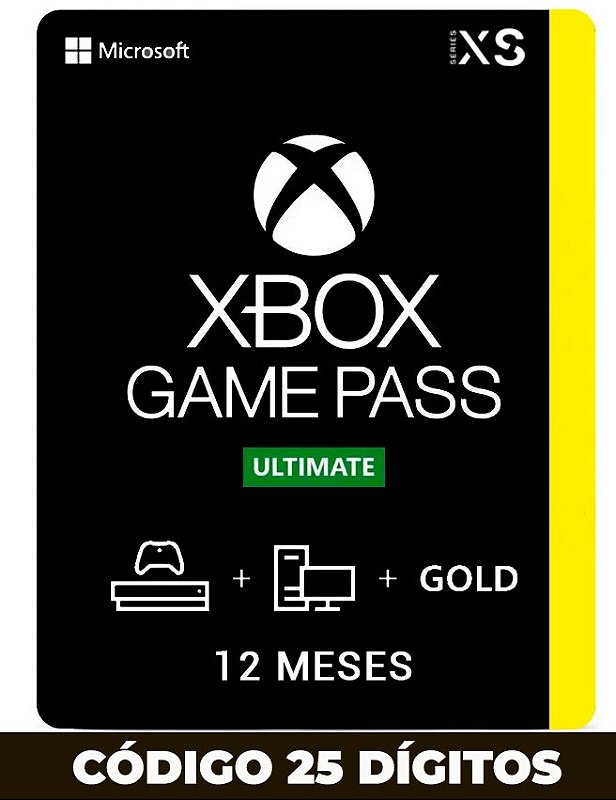 Comprar Cartão Xbox Game Pass Core - Assinatura 12 Meses
