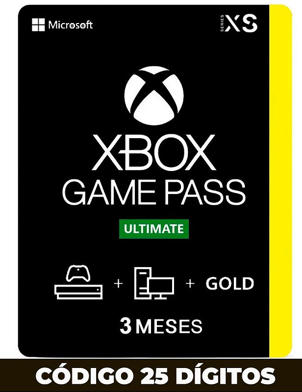 Xbox Game Pass Ultimate 3 meses