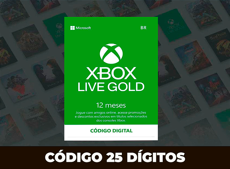 Xbox Live Gold 12 Meses - Rick Games
