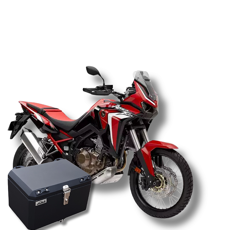TOP CASE LIVI EM ALUMÍNIO 50L ÁFRICA 1100 + SUPORTE - Livi Motoparts