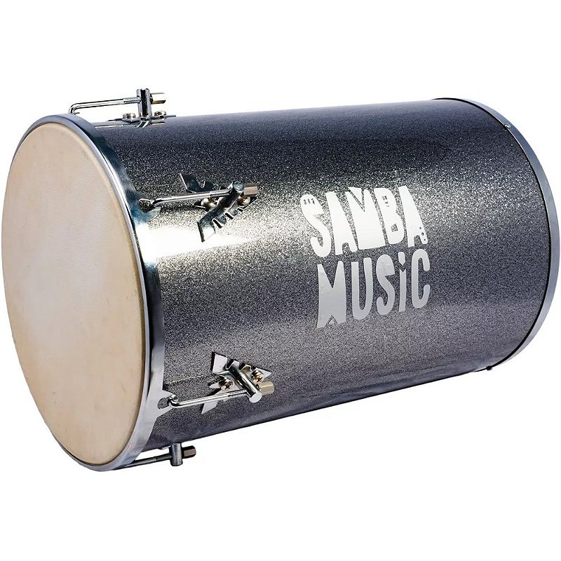 Rebolo Instrumento Rebolo Samba M 50x12 Madeira Pvc Titanium Sparkle 921MA TNT - Loja de ...
