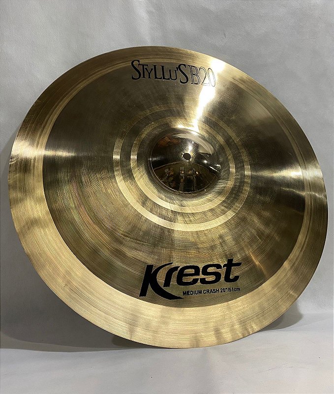 Prato De Ataque 20 Krest Styllus Bronze b20 - Loja de Instrumentos