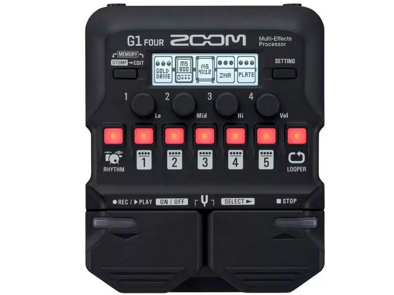 Pedaleira Zoom G1 Four Lançamento Garantia 2 Anos - Loja de