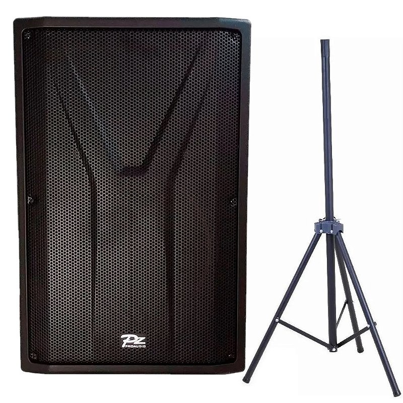 Caixa Ativa Pz Audio Yac 12 400w Rms amplificada Profissional