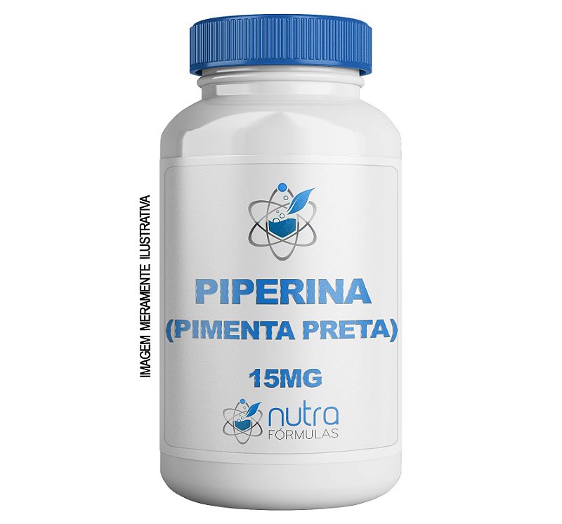 PIPERINA pimenta preta Piper nigrum Nutra Fórmulas Farmácia de Manipulação