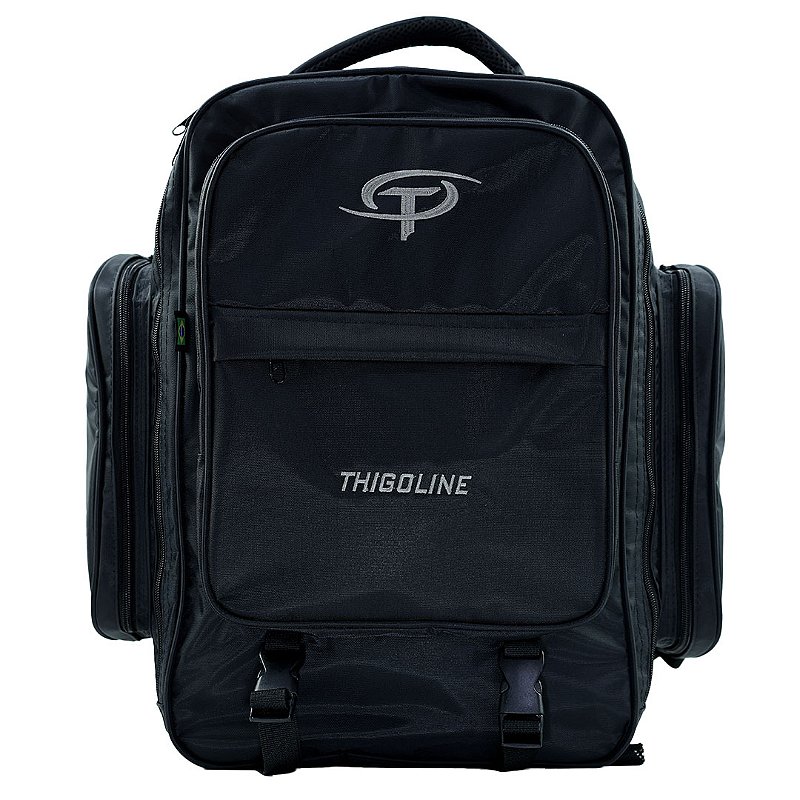 MOCHILA DE VIAGEM AVENTURA EM NYLON 420 PVC - MV-029 - PRETO