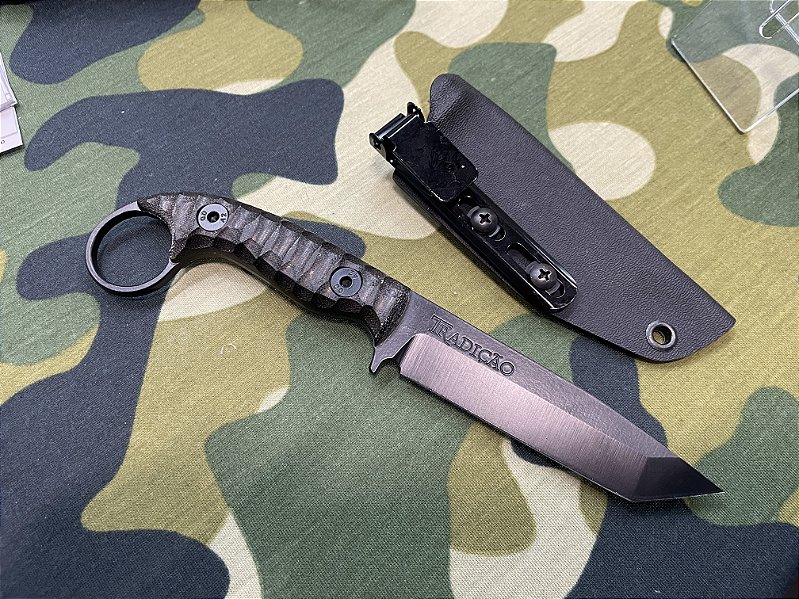 Faca para EDC, Bushcraft e Sobrevivência  modelo Companion Ring