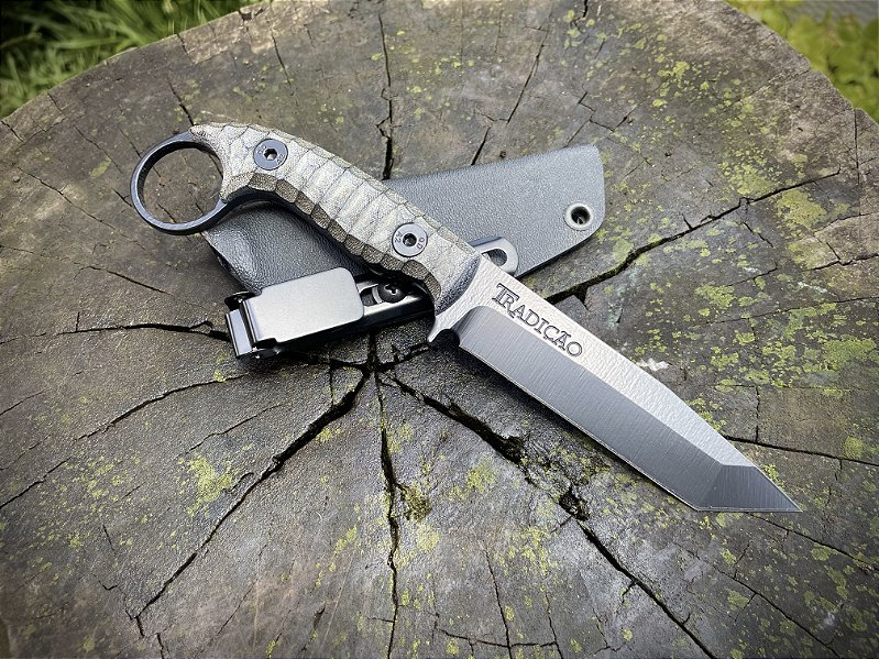 Faca para EDC, Bushcraft e Sobrevivência modelo Companion Ring