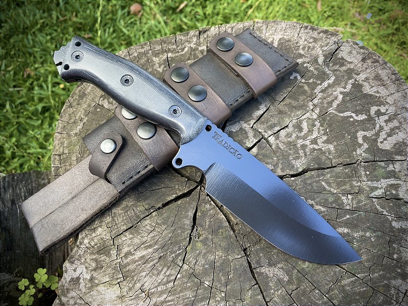 Faca de Resgate, Sobrevivencia e Bushcraft Modelo Onça Parda