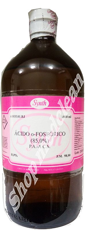 Acido Fosfórico 85% PA ACS 1000ml Synth - Ciruvix - Produtos científicos  como Reagentes, vidrarias e equipamentos.