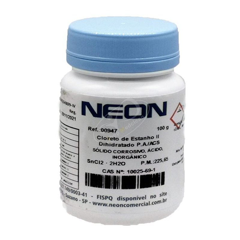 Cloreto de Cobalto II Hexahidratado P.A. 100g Neon - Laderquimica -  Laderquimica - Linha completa de reagentes e produtos para laboratórios