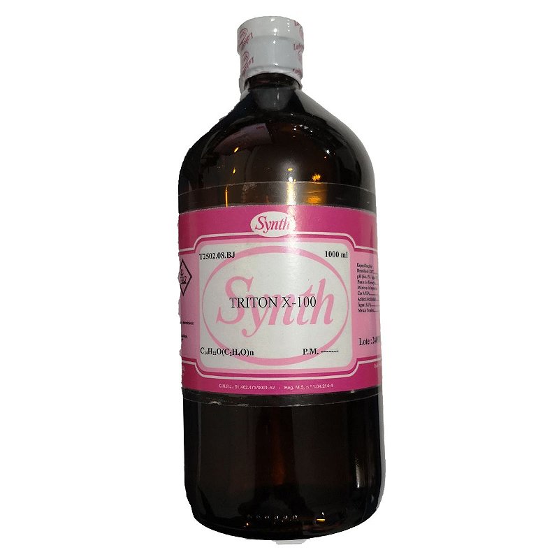 Triton X100 1Lt Synth Ciruvix Produtos científicos como Reagentes