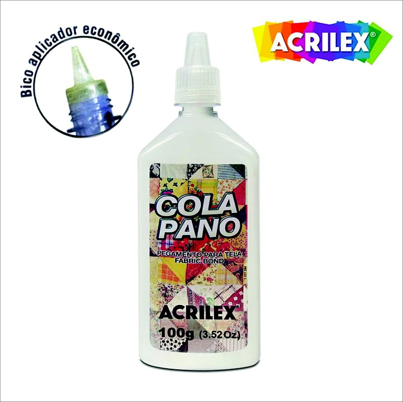 COLA PARA TECIDO ACRILEX - CRISTAL ARTESANATOS
