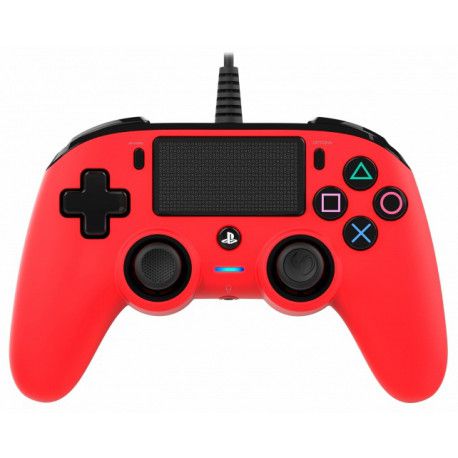 Controle Nacon Wired Compact Controller Vermelho - PS4 - Stop