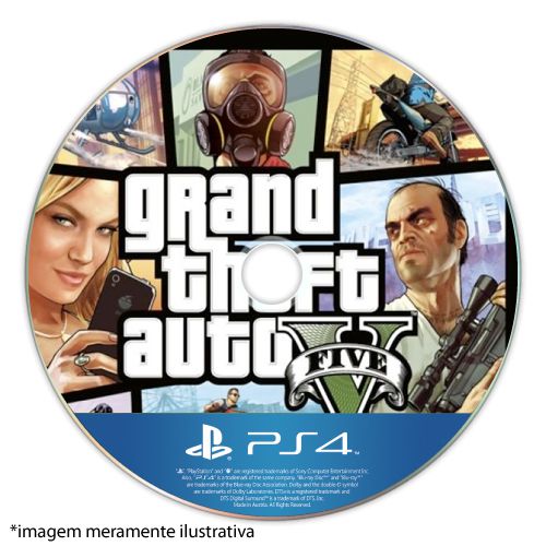 Grand Theft Auto V (GTA V) (SEM CAPA) Seminovo - PS3 - Stop Games