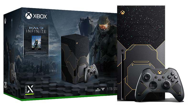 Microsoft Xbox Series X 1TB Console with HALO Infinite Video Game Bundle