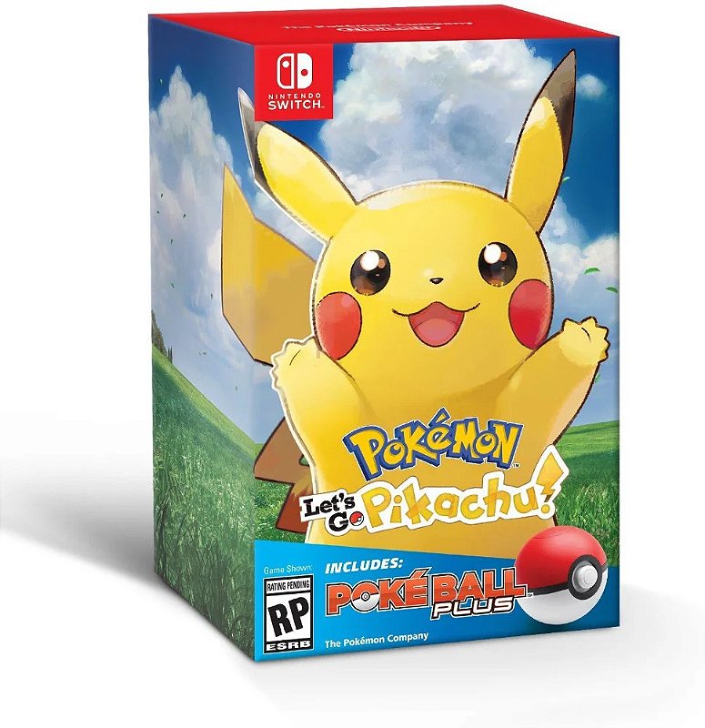 Pokémon let's go Pikachu + Poke Balls Plus Switch Stop Games A loja de games mais completa