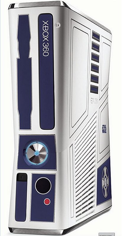 XBOX 360 Slim 4GB BRANCO Star Wars Edition + Kinect (Seminovo