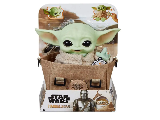 Star Wars Baby Yoda 11 Inch Mini Backpack - The Mandalorian Themed Kids Backpack, Blue-Black - View #13