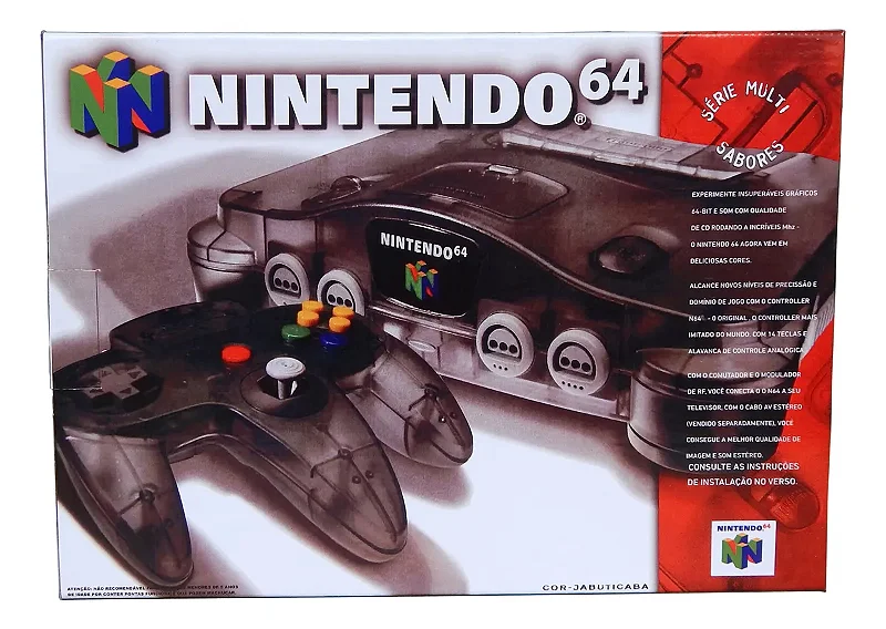 Nintendo 64 Série Multi Sabores Jabuticaba | Console Retrô - Stop