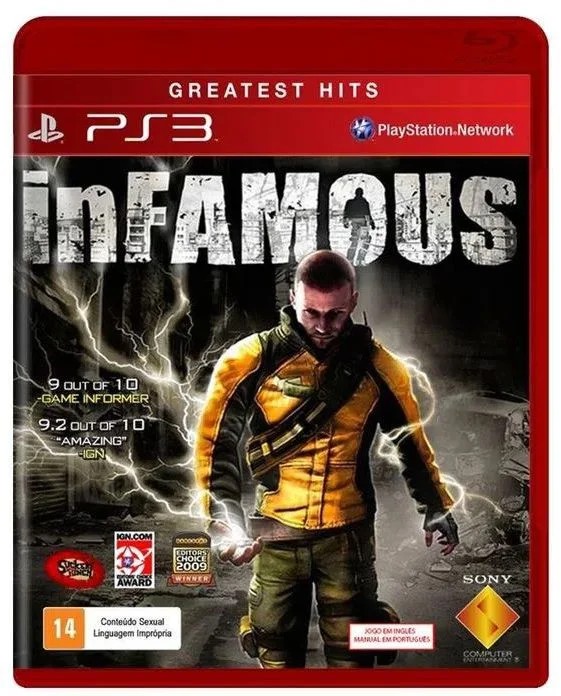 Jogo inFAMOUS 2 - PS3 - Comprar Jogos