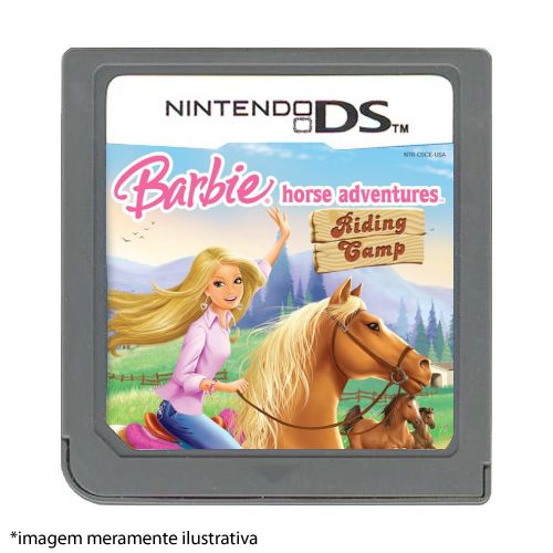 Barbie Horse Adventures: Riding Gamp Seminovo (SEM CAPA) - Nintendo DS -  Stop Games - A loja de games mais completa de BH!