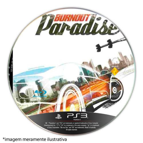 Burnout Paradise (SEM CAPA) Seminovo - PS3 - Stop Games - A loja