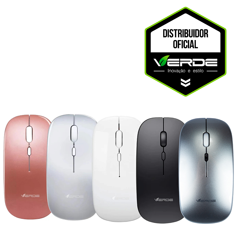Mouse Óptico Sem Fio - Verde | Atacado Gshield - Atacado Gorila