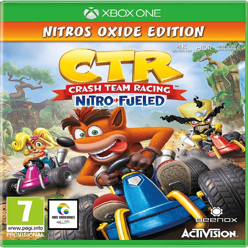 Crash Team Racing Nitro-Fueled - Nitros Oxide Edition Xbox One Midia Digital  - RIOS VARIEDADES