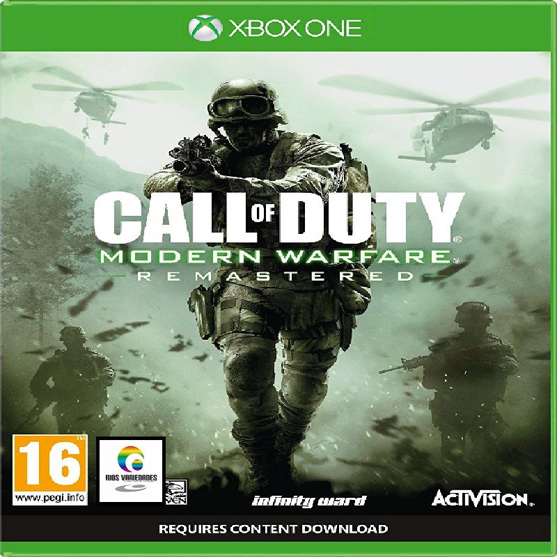 Jogo Mídia Física Call Of Duty Modern Warfare Remastered Ps4