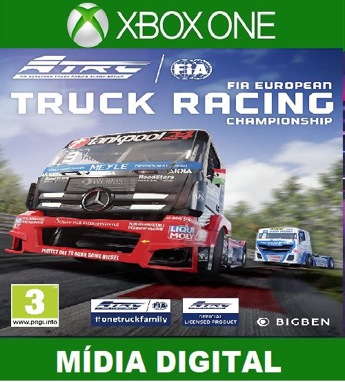 Jogo para PS4 Corridas Europeias de Caminhões Fia