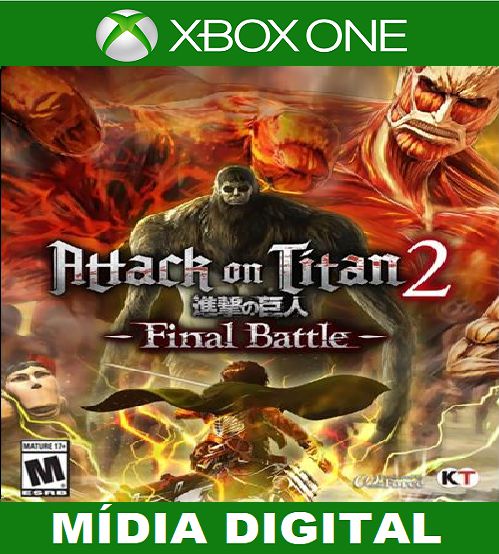 BH GAMES - A Mais Completa Loja de Games de Belo Horizonte - Attack on  Titan 2 (Shingeki no Kyojin) - Xbox One