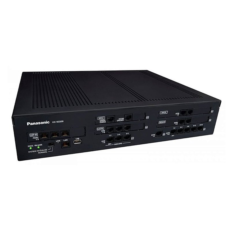 Central Telefônica PABX Panasonic IP KX-NS 500 com 06 Troncos