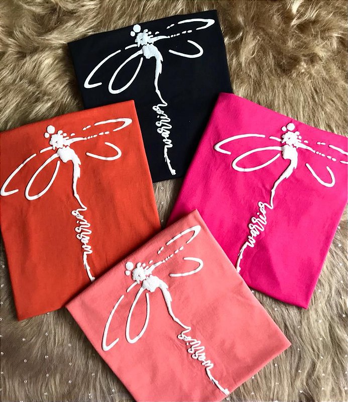 CAMISETA GUERREIRA - FEMININA - MATERIAL 100% ALGODÃO