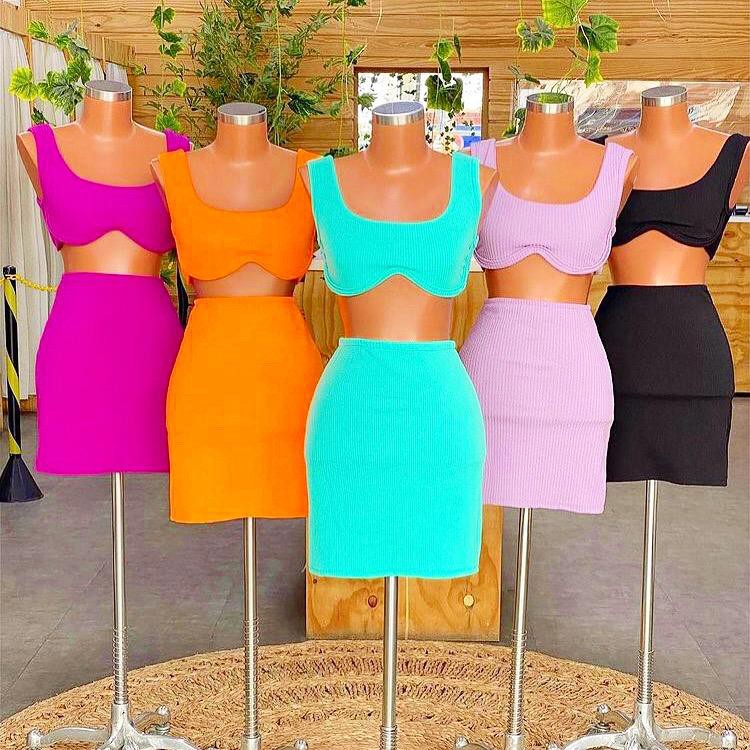 CONJUNTO TARSILA - TAM. ÚNICO - MALHA CANELADA