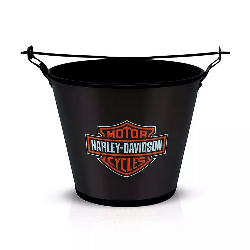 Balde Harley Davidson Preto - Acessórios Churrasco