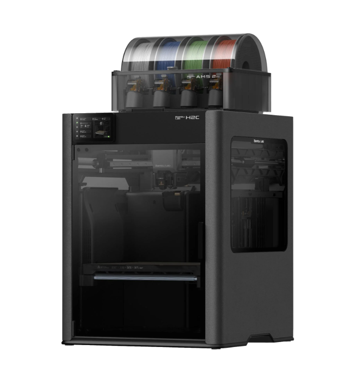 アユムページ Impressora 3D Bambu Lab H2C + AMS 2 PRO - 3D Curitiba