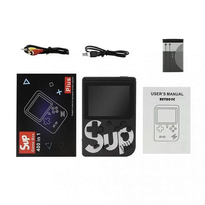 Mini Game Portátil Sup Game Box Plus 400 Jogos Na Memoria 